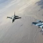 Aerei Militare F15 in Volo