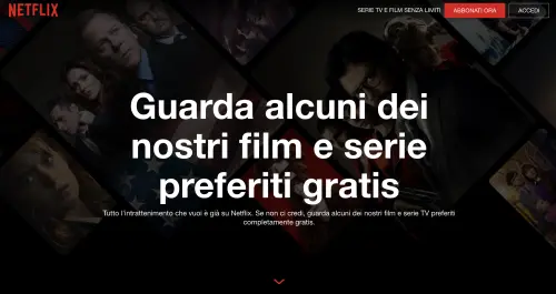 Guarda Netflix Gratis,senza Account - Account Netflix Gratis