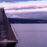 Barca a Vela al Tramonto