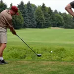 Tiro da Golf da Dietro