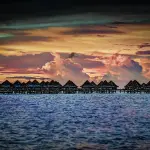 Tramonto a Bora Bora