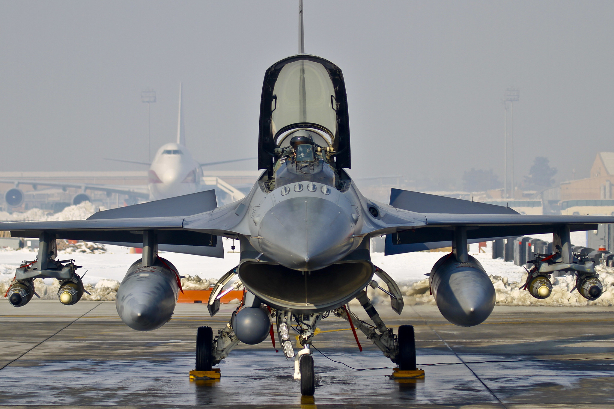 Aereo A10 in Preparazione per il Decollo