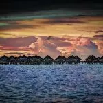 Tramonto a Bora Bora