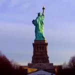 Statua della Libertà di spalle