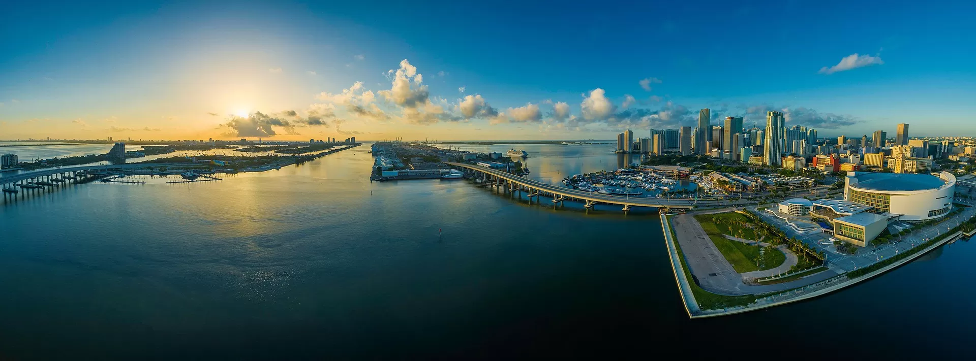 Panoramica della città di Miami