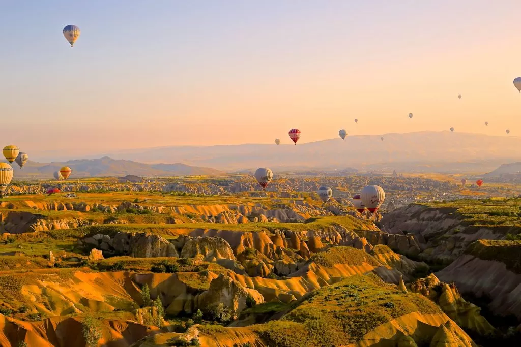 Mongolfiere in Volo