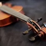 Violino in primo piano