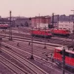 Stazione Ferroviaria Effetto Vintage